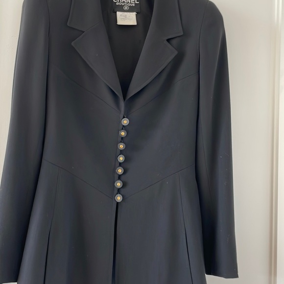 Chanel Boutique Authentic Classic Black Jacket